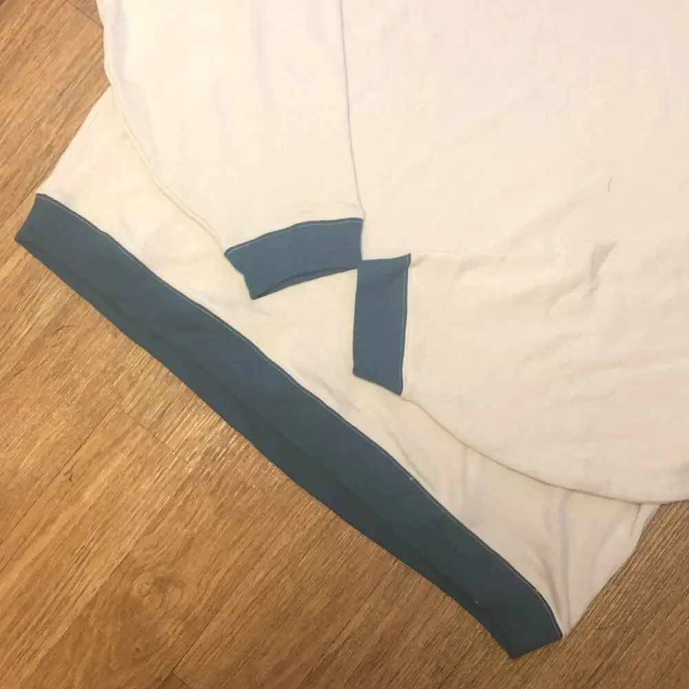 NWOT We the Free / Free People Classic Crew Colorblock Sweatshirt in Tea Combo - Picture 7 of 14